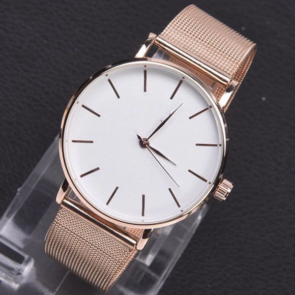 NEW Classic Crystal Stainless Steel Quartz Watch - Picture 6 of 7